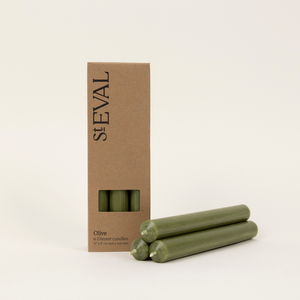 Olive Green Dinner Candles Gift Pack - St Eval