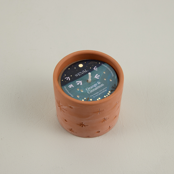 St Eval Orange & Cinnamon, Star Gazy Pot