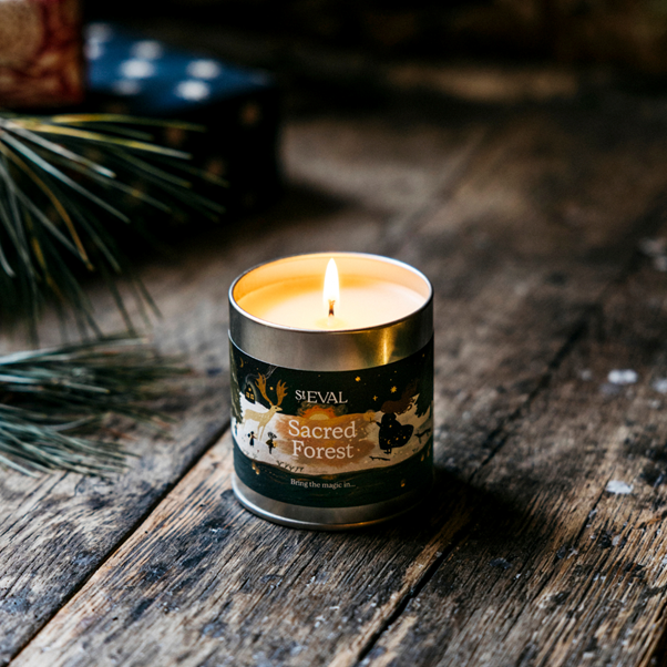 St Eval Sacred Forest, Christmas Scented Tin Candle