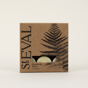 St Eval Granite & Moss Scented Tealights