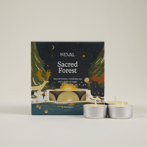 St Eval Sacred Forest, Scented Christmas Tealights