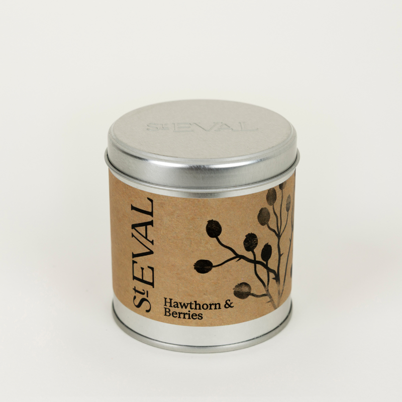 St Eval Hawthorn & Berries Scented Tin Candle