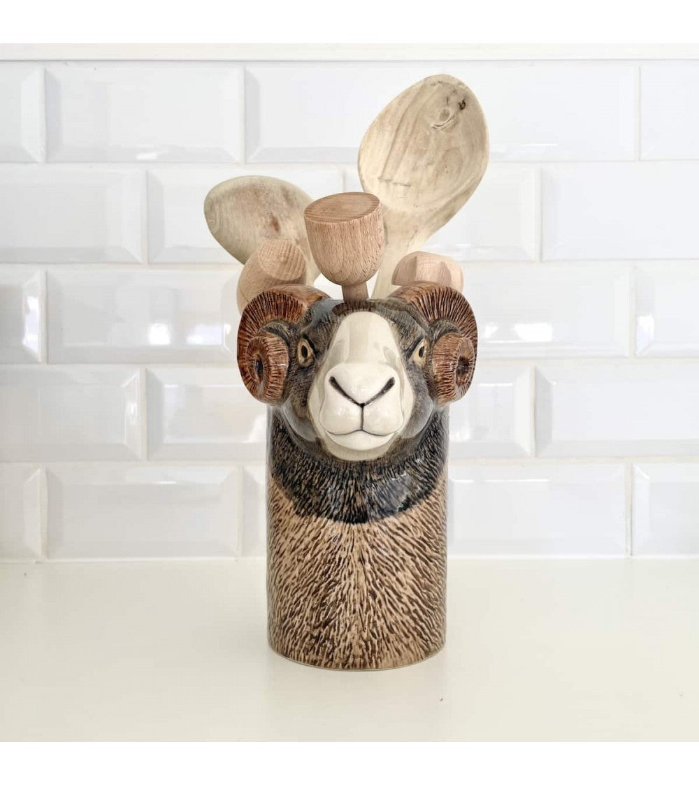 Swaledale Sheep Ceramic Utensil Holder