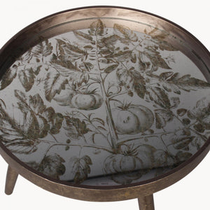 Waltham Mirrored Tomato Tray Table