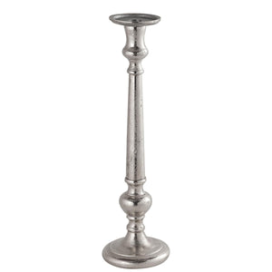 Large Silver Candle Stick - Large