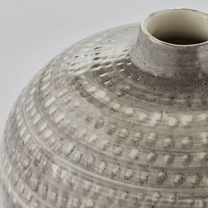 Cassandra Large Vase - Grey Ceramic