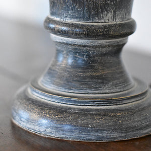 Olivia Stonewash Grey Table Lamp with Shade