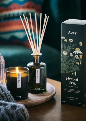 Aery Herbal Tea Reed Diffuser - Chamomile Lavender and Eucalyptus