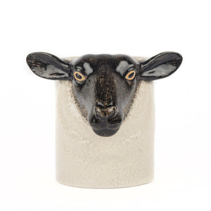 Black Faced Suffolk Sheep Pencil Pot