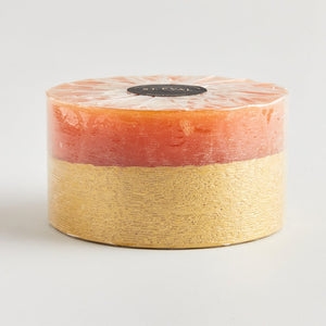 Orange & Cinnamon Scented Gold Dipped Multiwick Candle - St Eval