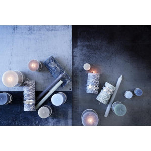 Dorea Pillar Candle - Dark Grey