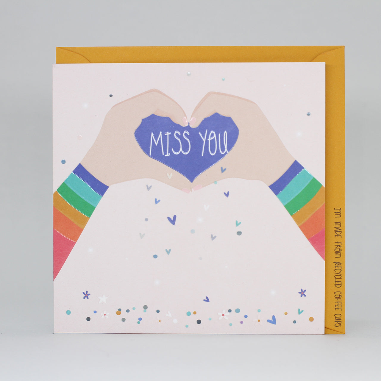 Miss you greetings card - Belly Button Designs
