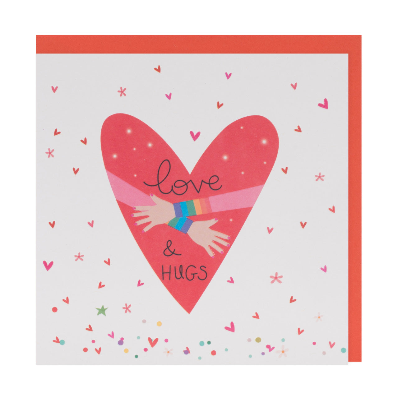 Love & Hugs Greetings Card - Belly Button Designs