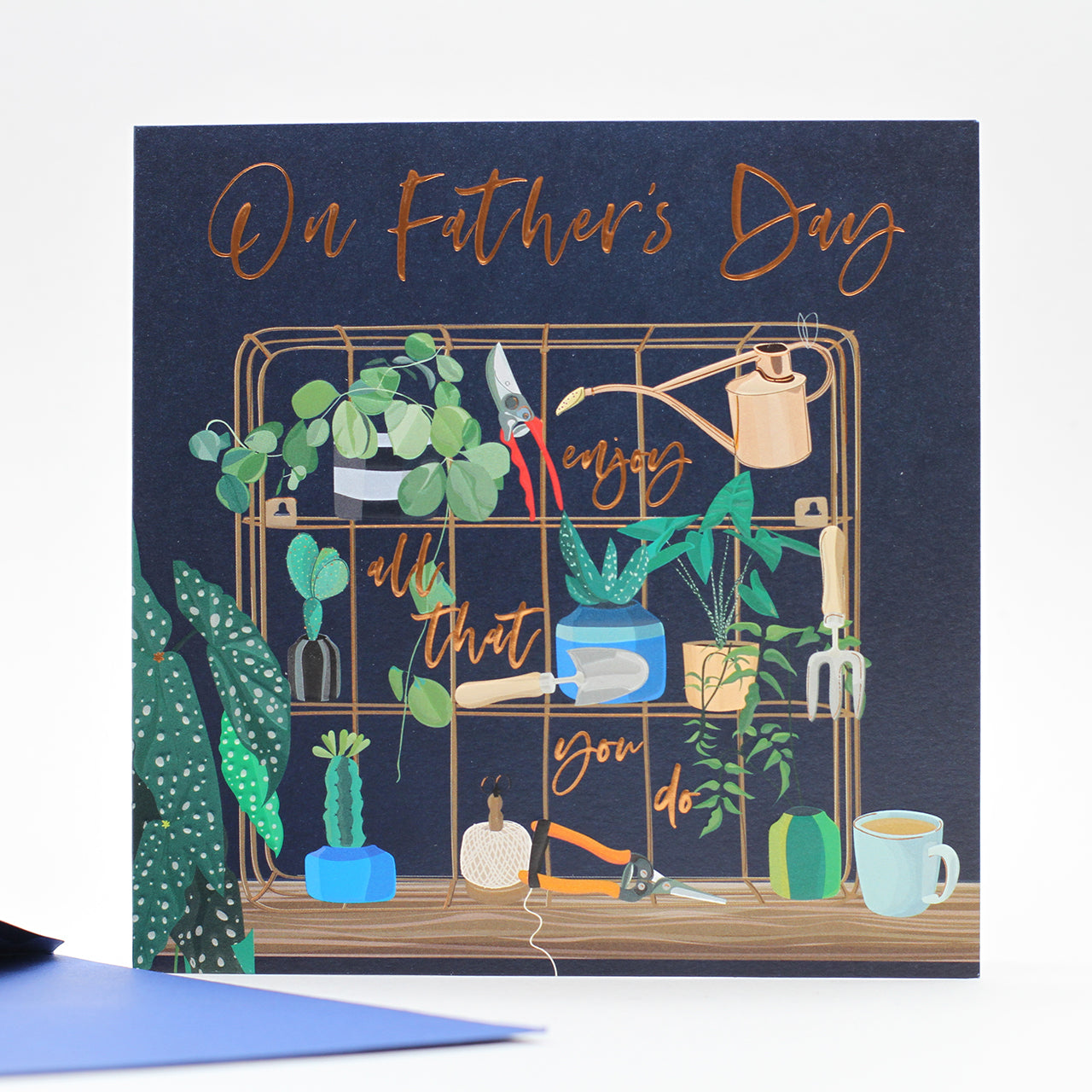 On Father's Day Greetings Card - Belly Button Designs