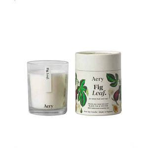 Aery Fig Leaf Scented Candle - Black Fig Vetiver and Cedarwood