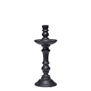 Hollie Candlestick - Black - Large