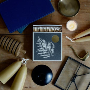 Fern Letterpress Luxury Matches, Designed by Real Fun Wow!