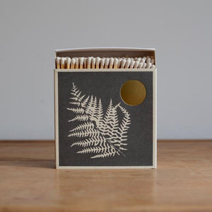 Fern Letterpress Luxury Matches, Designed by Real Fun Wow!