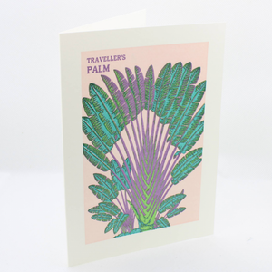 Traveller's Fan Palm Greetings Card