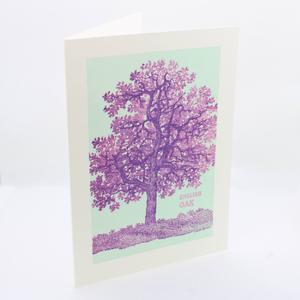 English Oak Greetings Card - Archivist Press