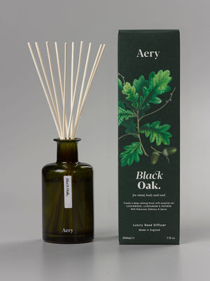 Aery Black Oak Reed Diffuser - Cedarwood, Cardamon and Nutmeg