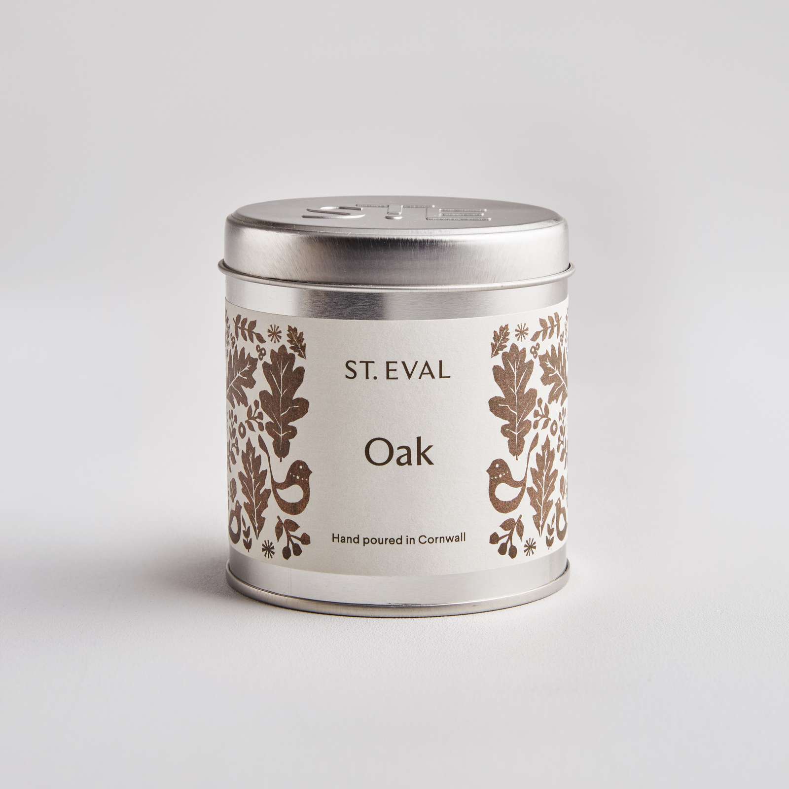Oak, Folk Scented Tin Candle - St Eval