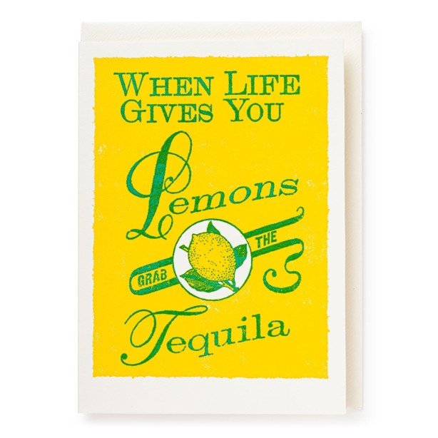 When Life Gives You Lemons - Archivist Greetings Card