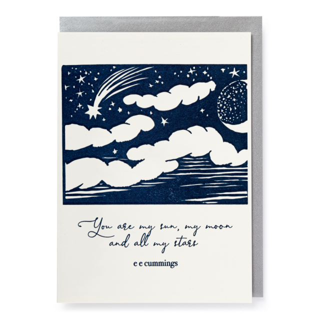 You are my Sun, Moon and Stars - Greetings Card