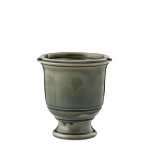 Roselle Ceramic Plant Pot - Iceberg Green