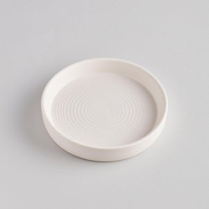 White Candle Plate, small - St Eval
