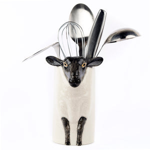 Quail Black Faced Sheep Utensil Pot
