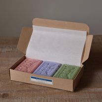 Marseilles French Soap - Gift Box of three soaps