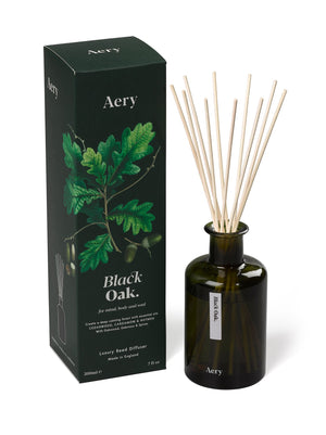 Aery Black Oak Reed Diffuser - Cedarwood, Cardamon and Nutmeg