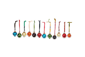 Dew Drop Baubles - Mixed Colours (Set of 12)