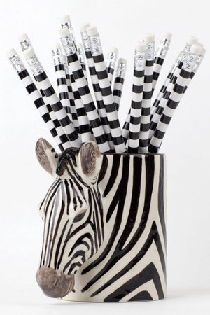 Zebra Pencil Pot