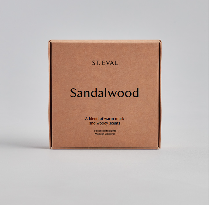 Sandalwood Scented Tealights - St Eval