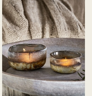 Janka Glass Tealights - Set of 2