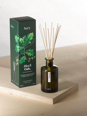 Aery Black Oak Reed Diffuser - Cedarwood, Cardamon and Nutmeg